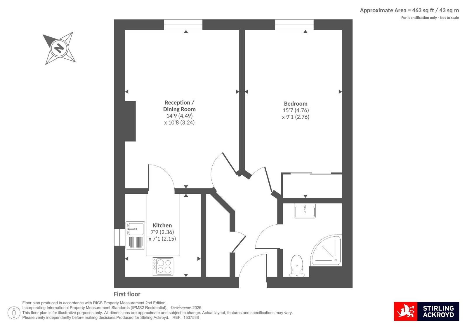 Grove Road, Surrey floorplan