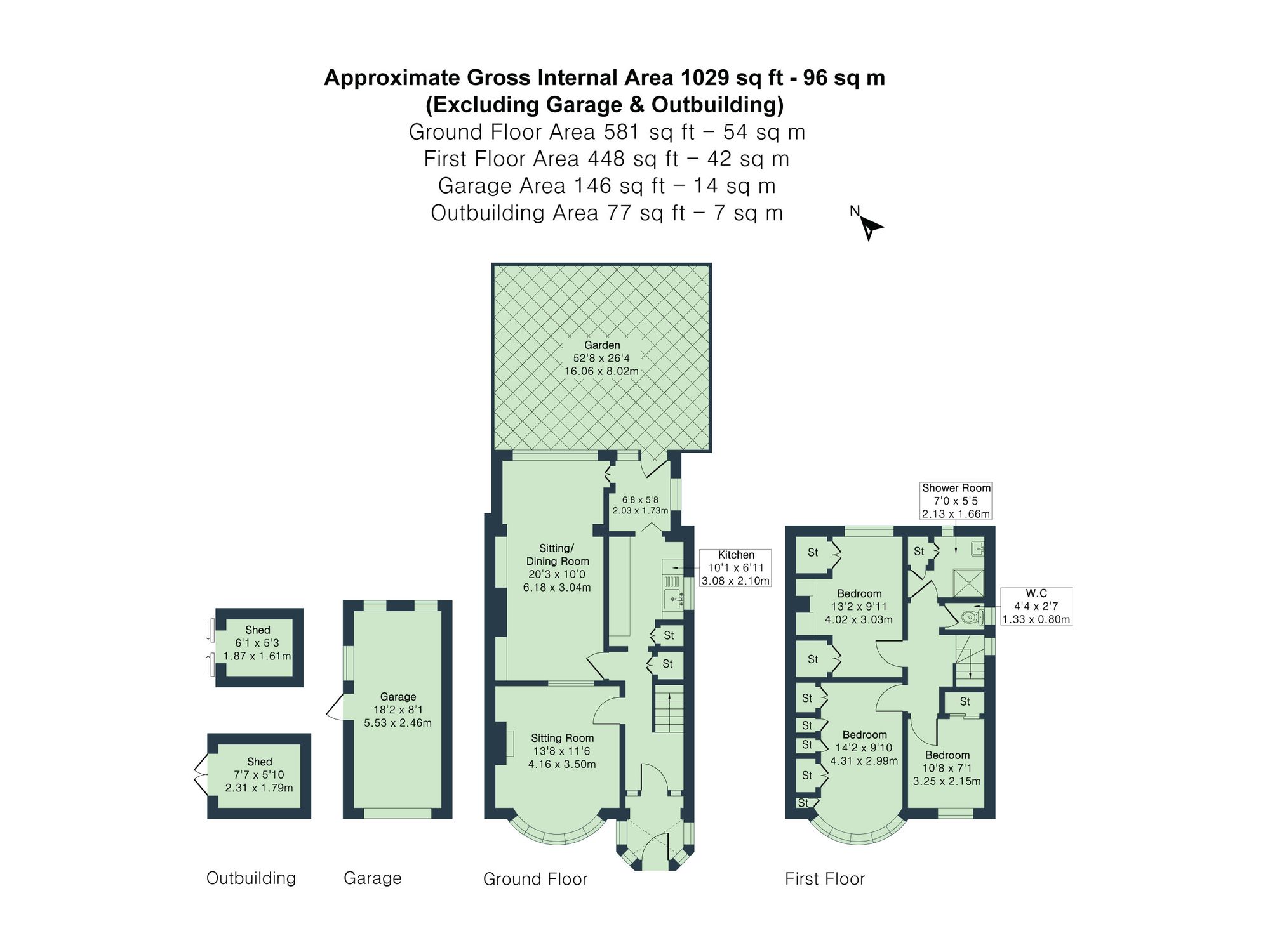 58 Cherwell Drive, Oxford floorplan