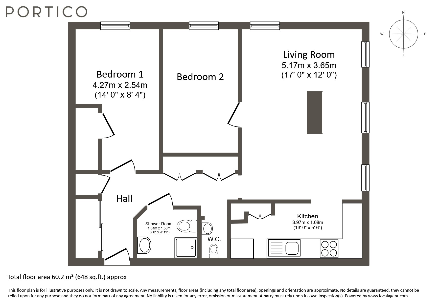 Sparkford House, Battersea Church Road, Battersea SW11, 2 bedroom flat ...