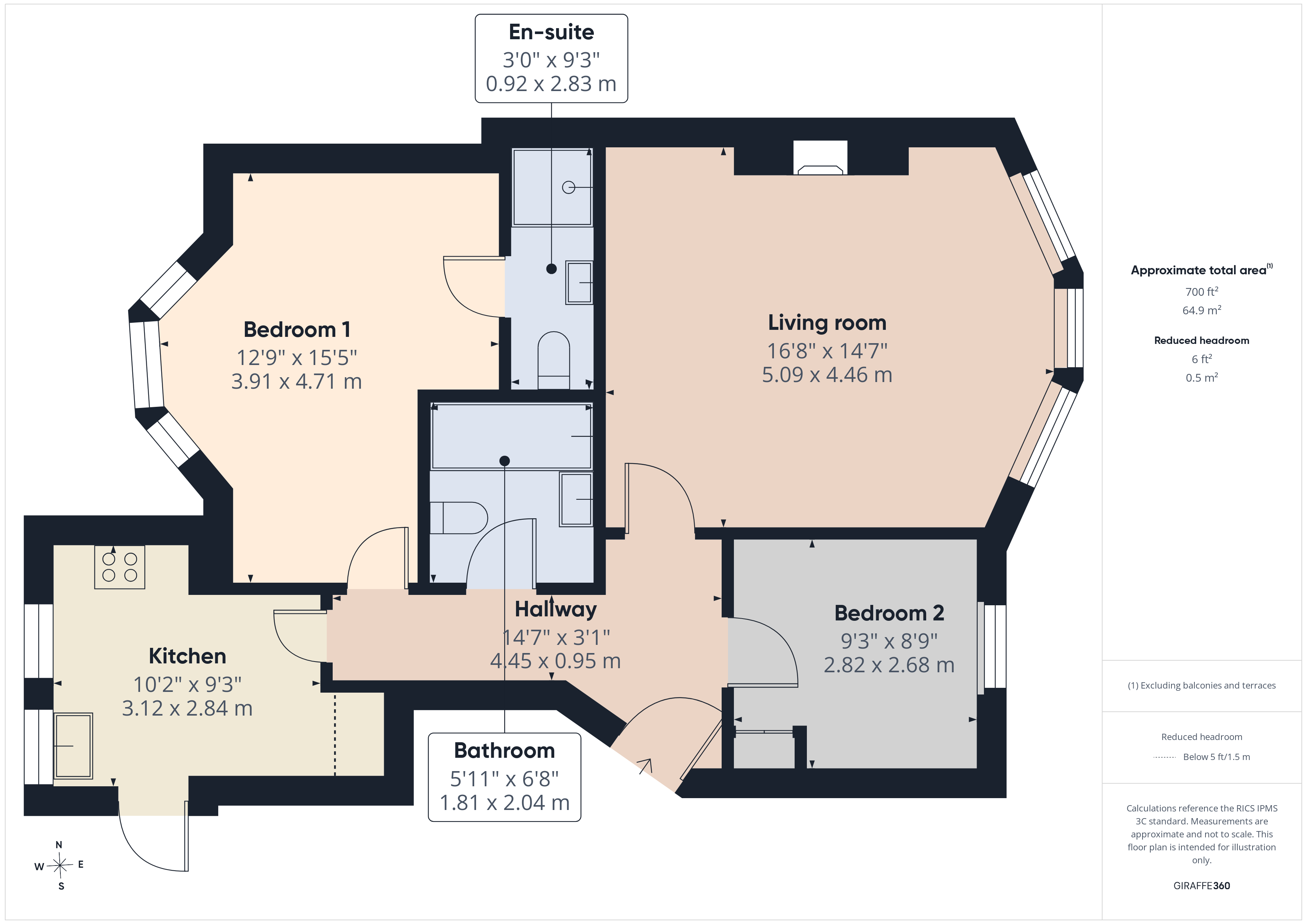 Buckingham Road, Brighton floorplan