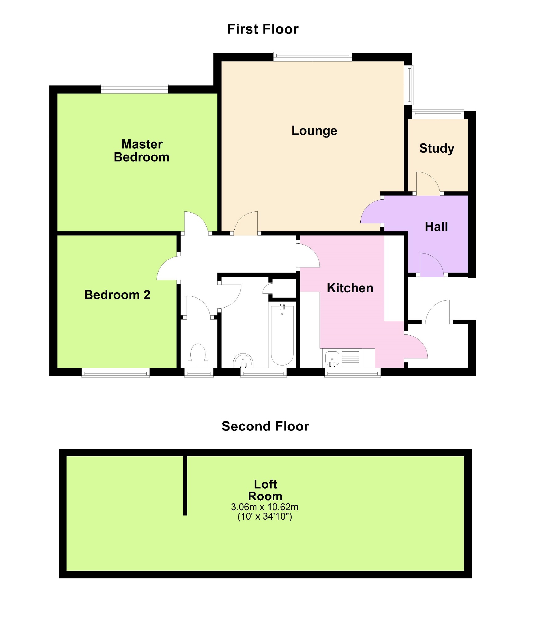 2 Bedrooms Flat for sale in Landemann Circus, Weston-Super-Mare BS23