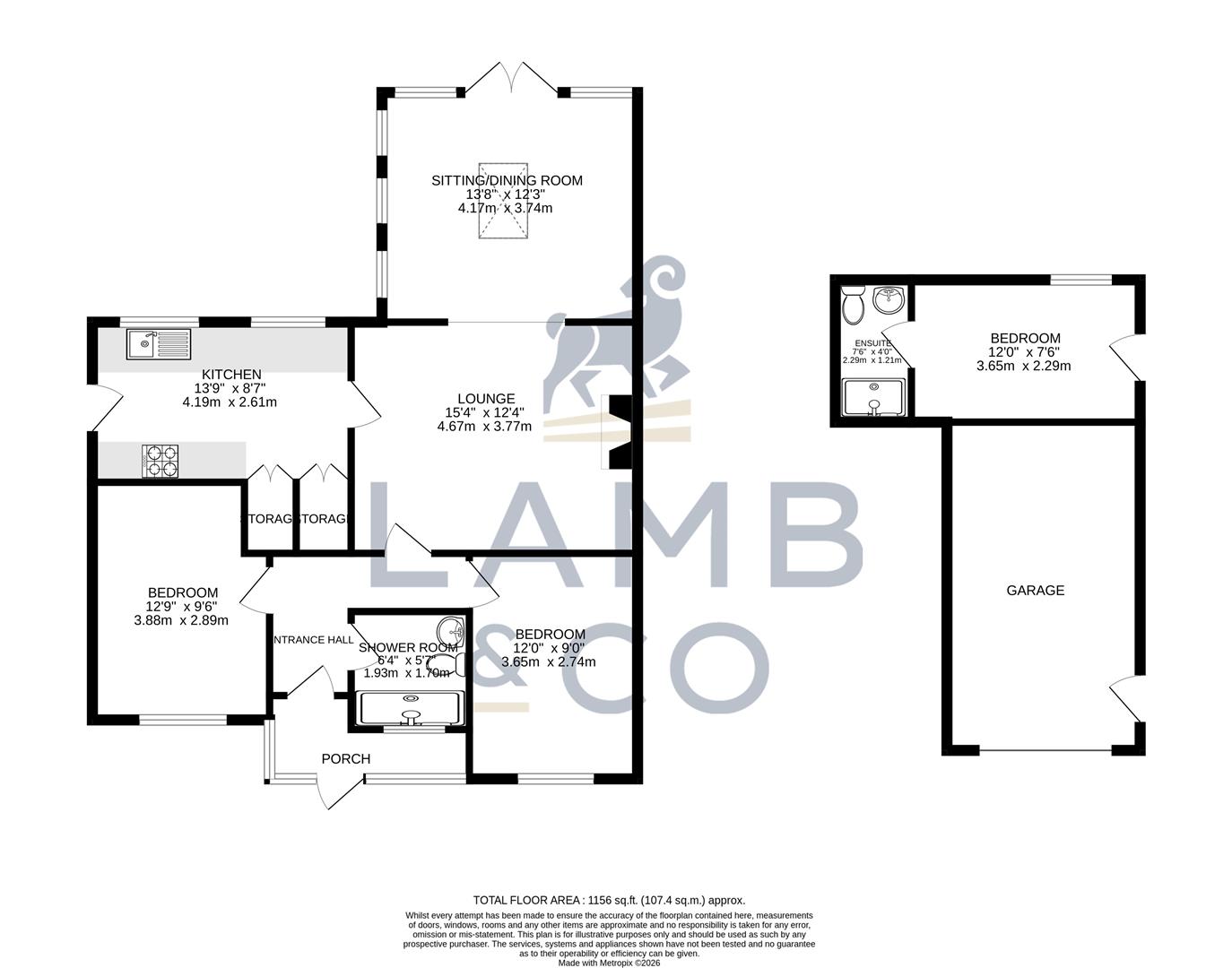 10, Meadow Close Great Bromley, Colchester floorplan