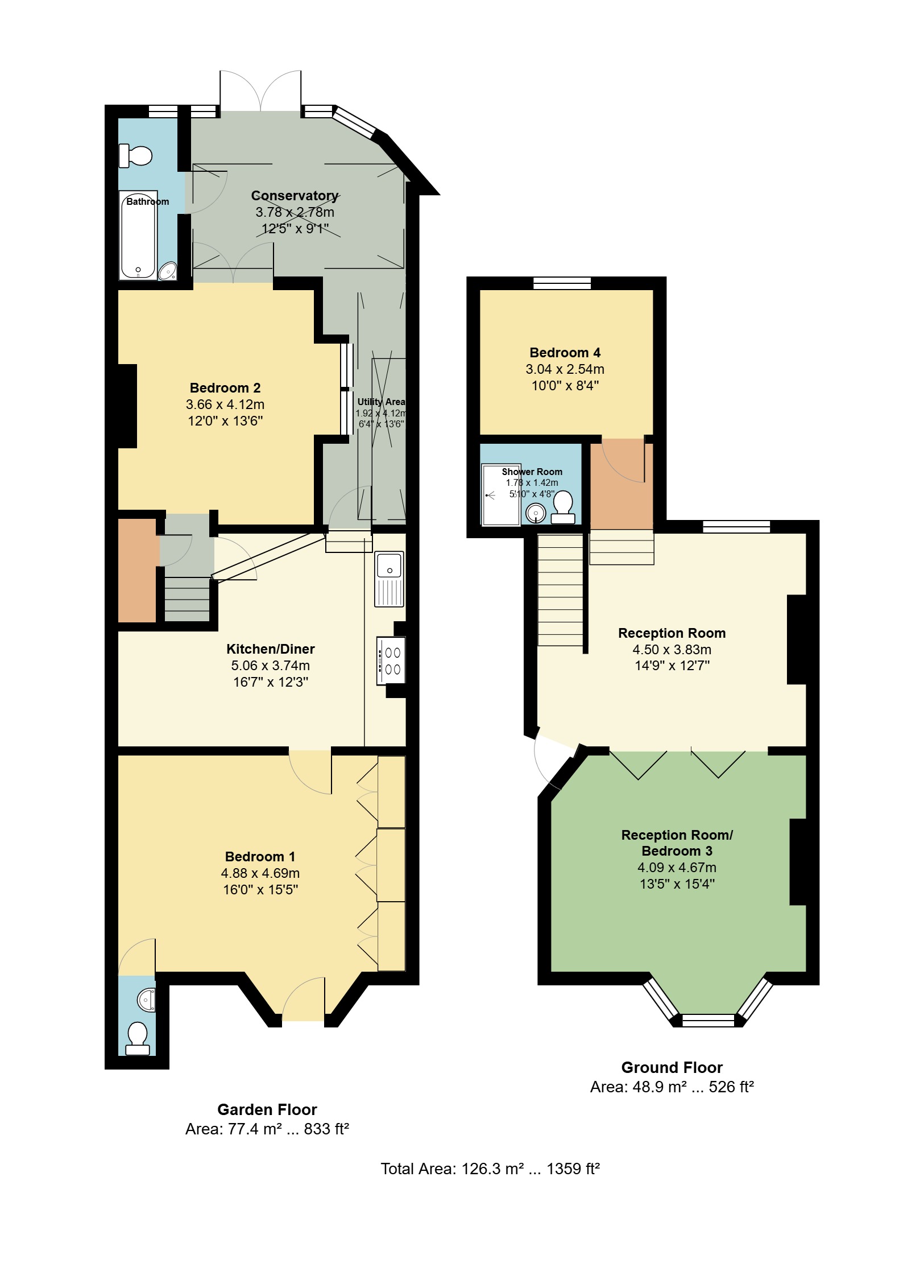 70, Burghley Road, Kentish Town, London floorplan