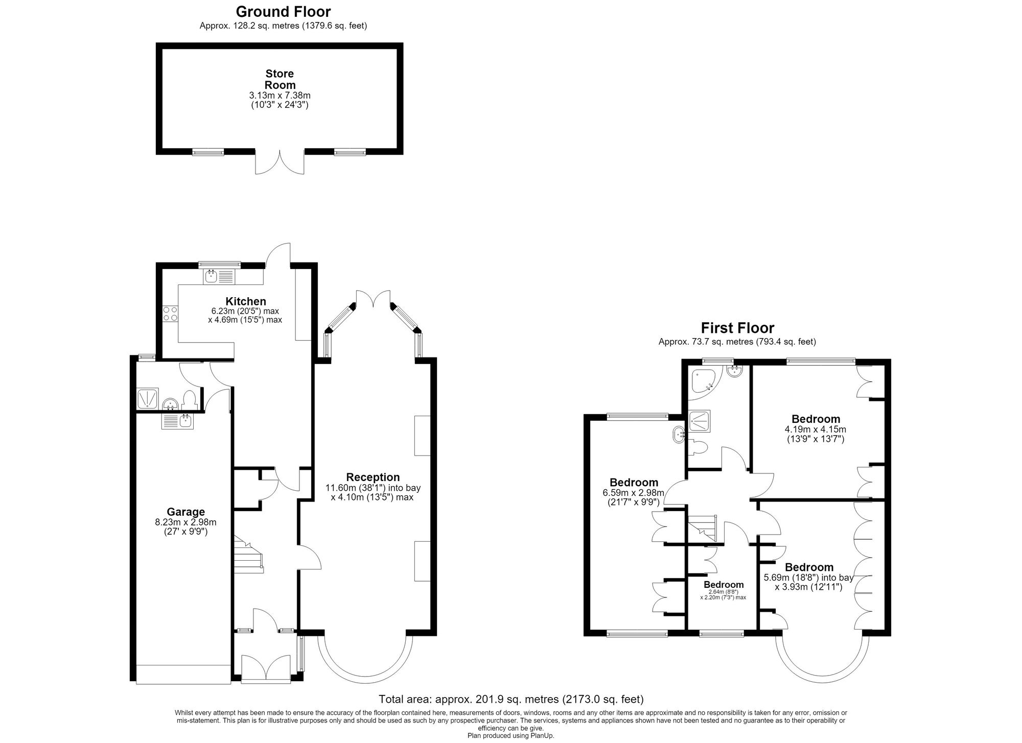 32 Stonehall Avenue, Ilford floorplan