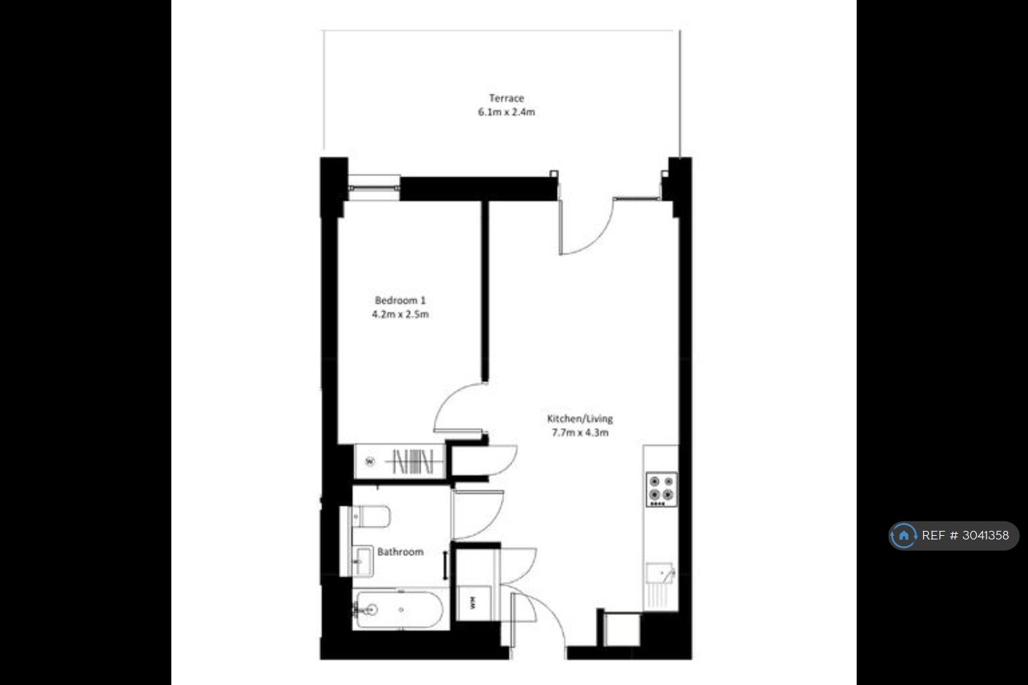 Apartment, Middlewood Street, Salford floorplan
