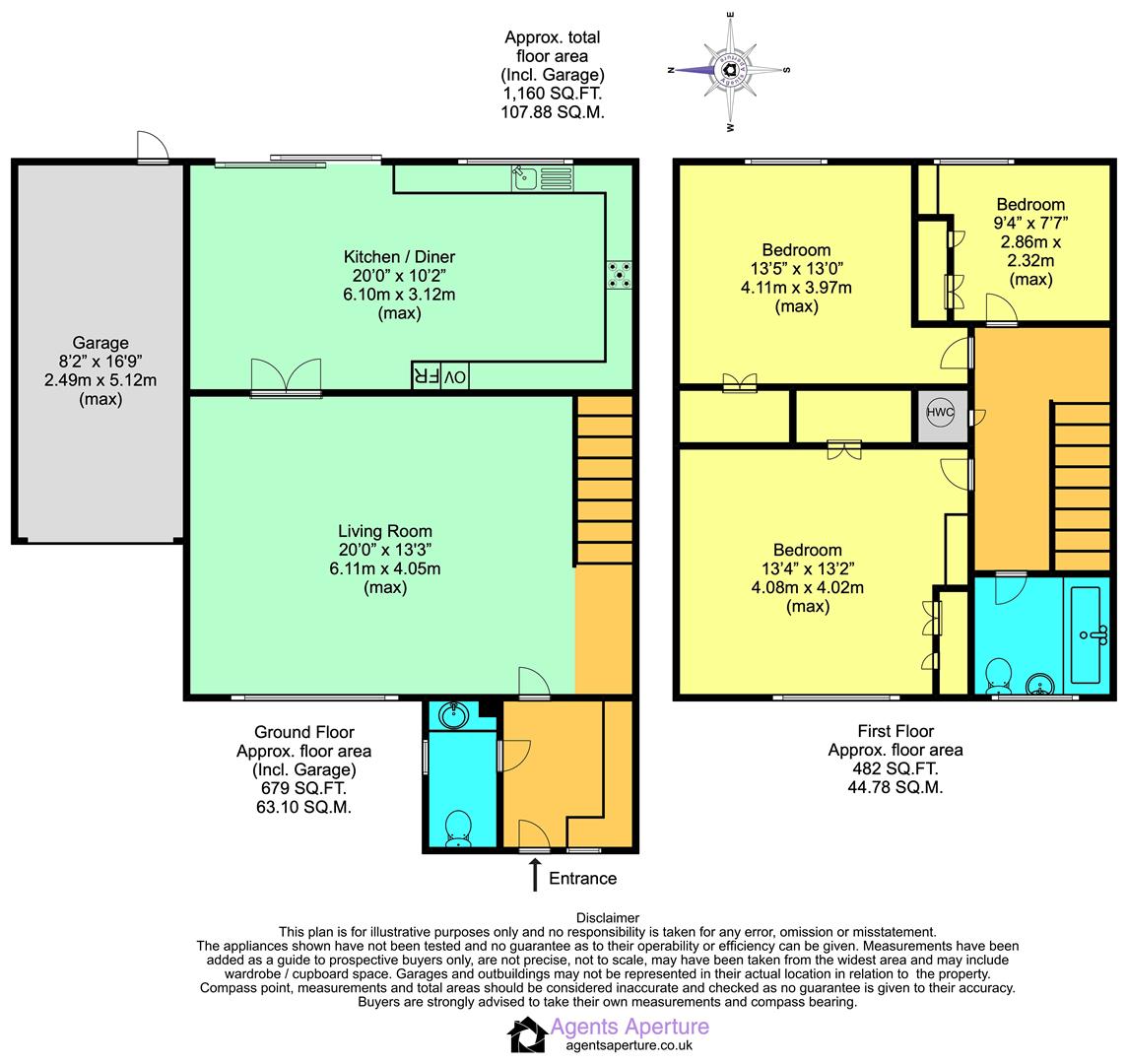 18, Bowes Wood, New Ash Green floorplan