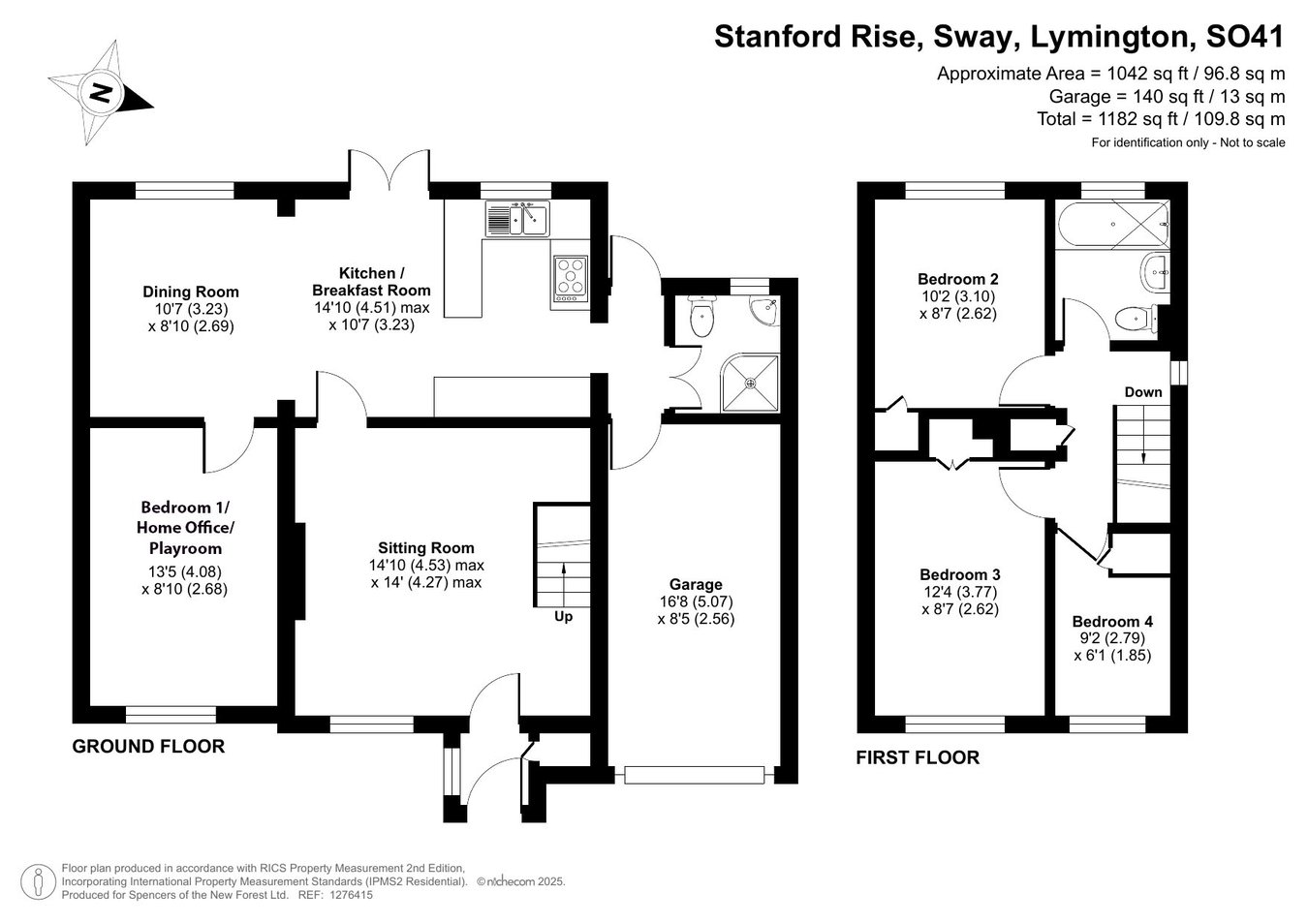 22, Stanford Rise, Lymington floorplan