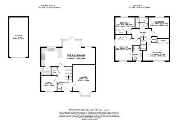 22, Primrose Way, Cheshire floorplan