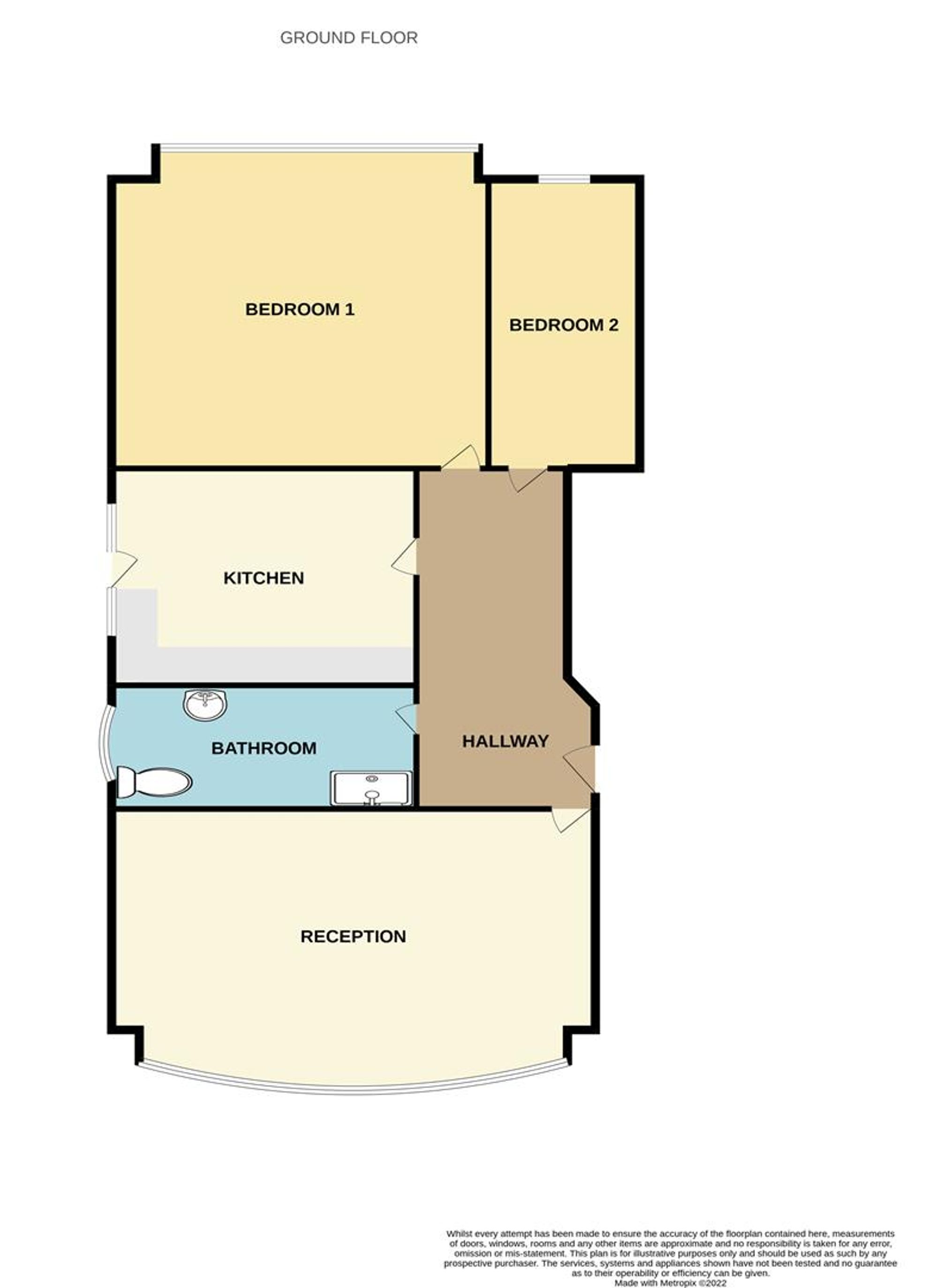 Apt 1, 99 Peasholm Drive, Scarborough floorplan