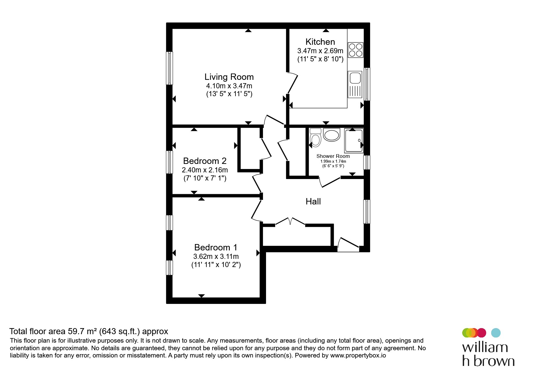 48, Blackfriars, Sudbury floorplan