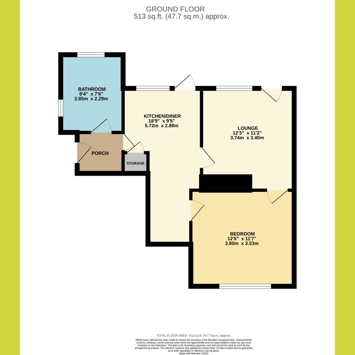 2, Eldon Way, Hockley floorplan
