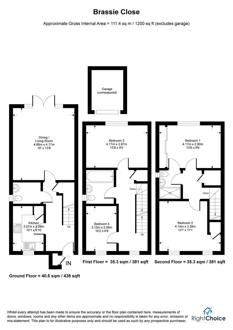 4, Brassie Close, Basingstoke floorplan