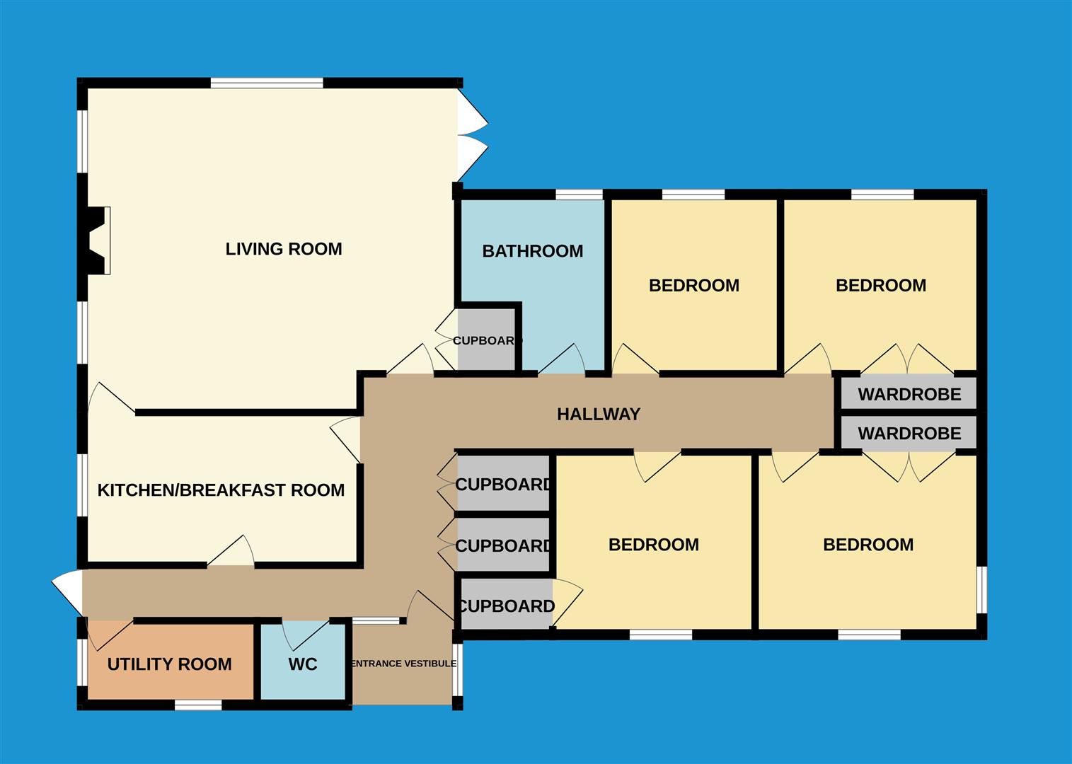 Notter Farm Bunaglow, Saltash floorplan