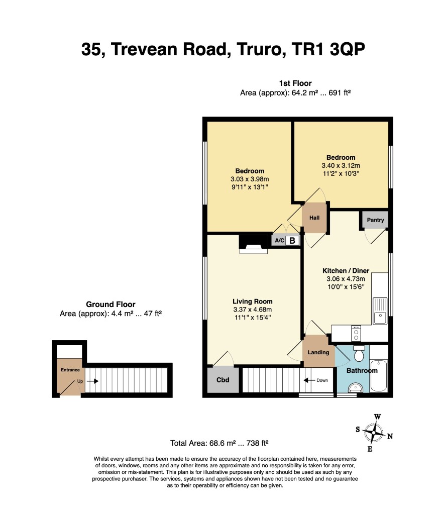 35 Trevean Road, Truro floorplan