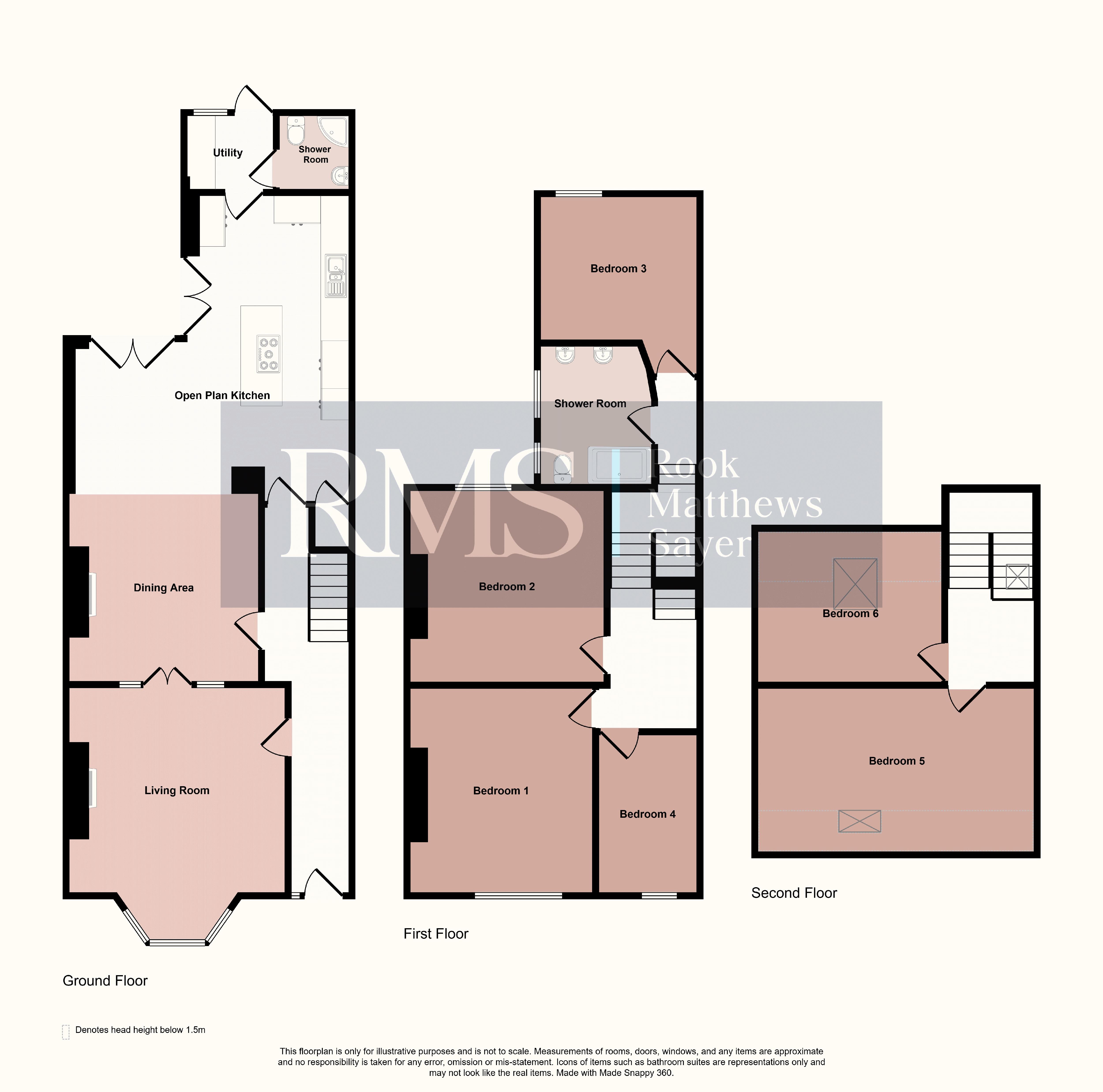 9, Linden Terrace, Whitley Bay floorplan