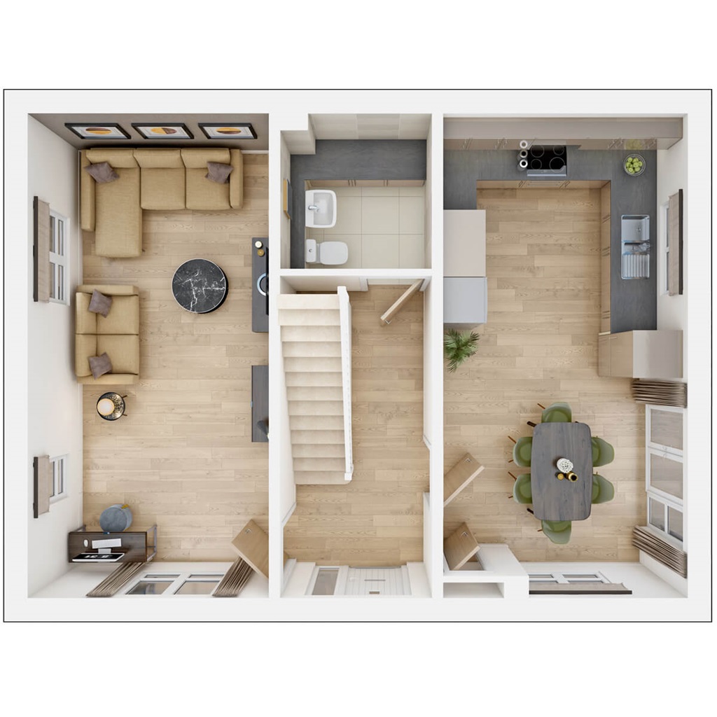 The Plumdale - Plot 71, Woodlands, Old Vicarage Lane, South Marston floorplan