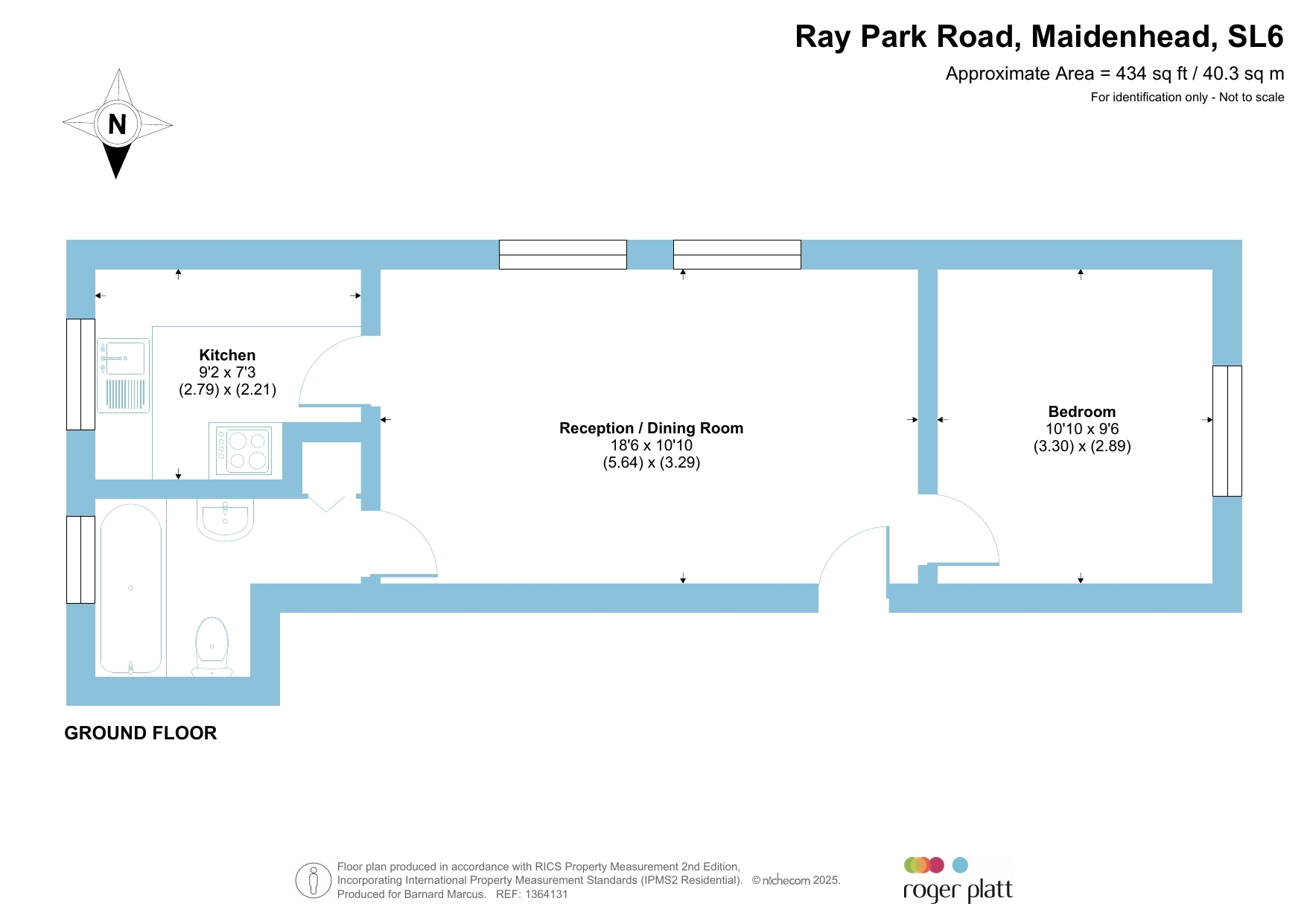 Flat 9, Flint Lodge, Ray Park Road, Maidenhead floorplan