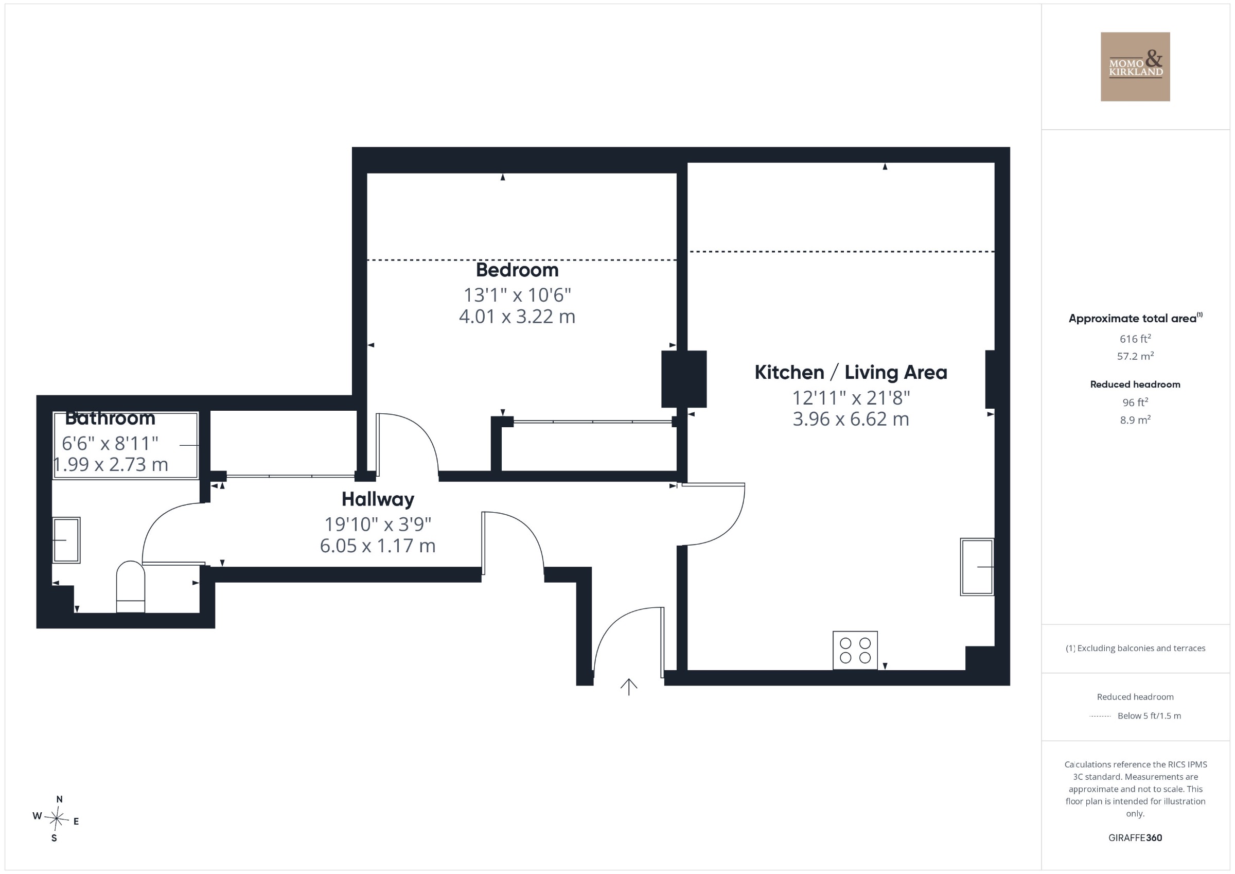 Flat K 28 Weir Street, Coatbridge floorplan