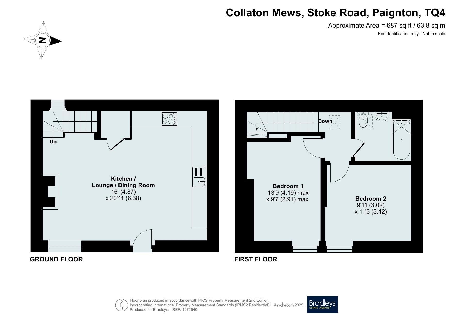 3, Collaton Mews, Paignton floorplan