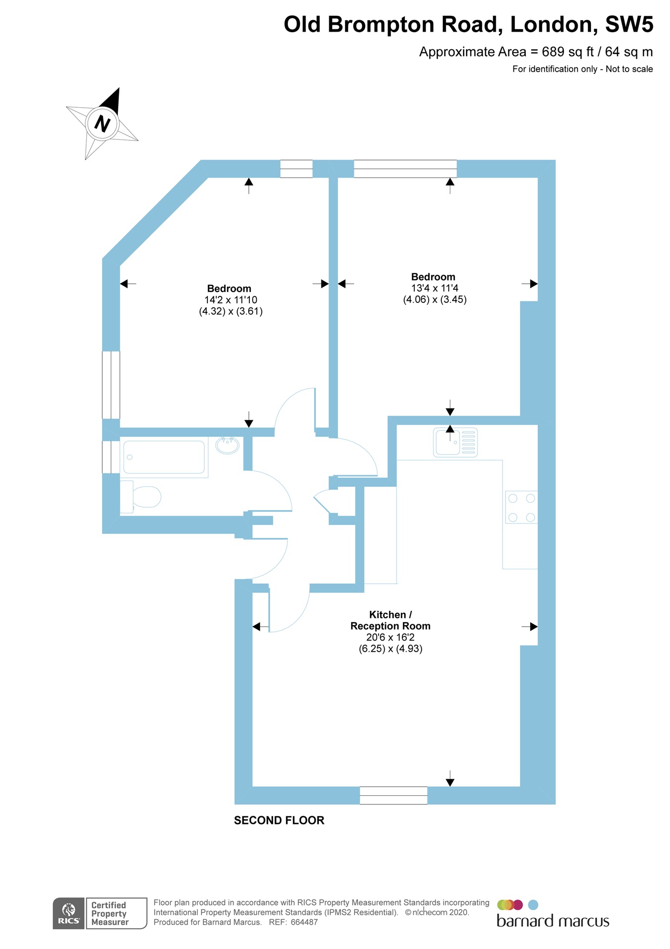 Old Brompton Road, London SW5, 2 bedroom flat for sale 56905478