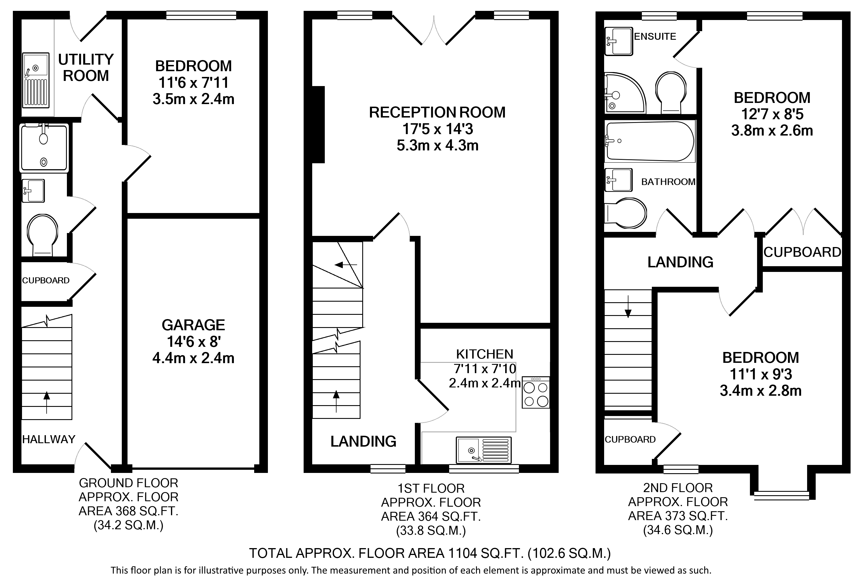 61, Mulberry Mead, Hertfordshire floorplan