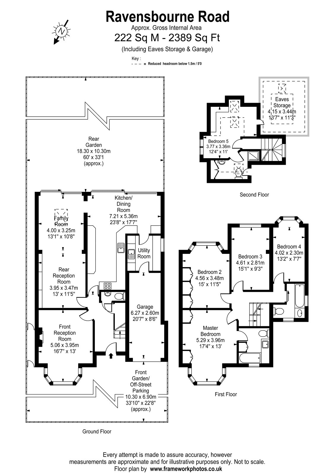 5 Bedrooms Detached house for sale in Ravensbourne Road, Twickenham TW1