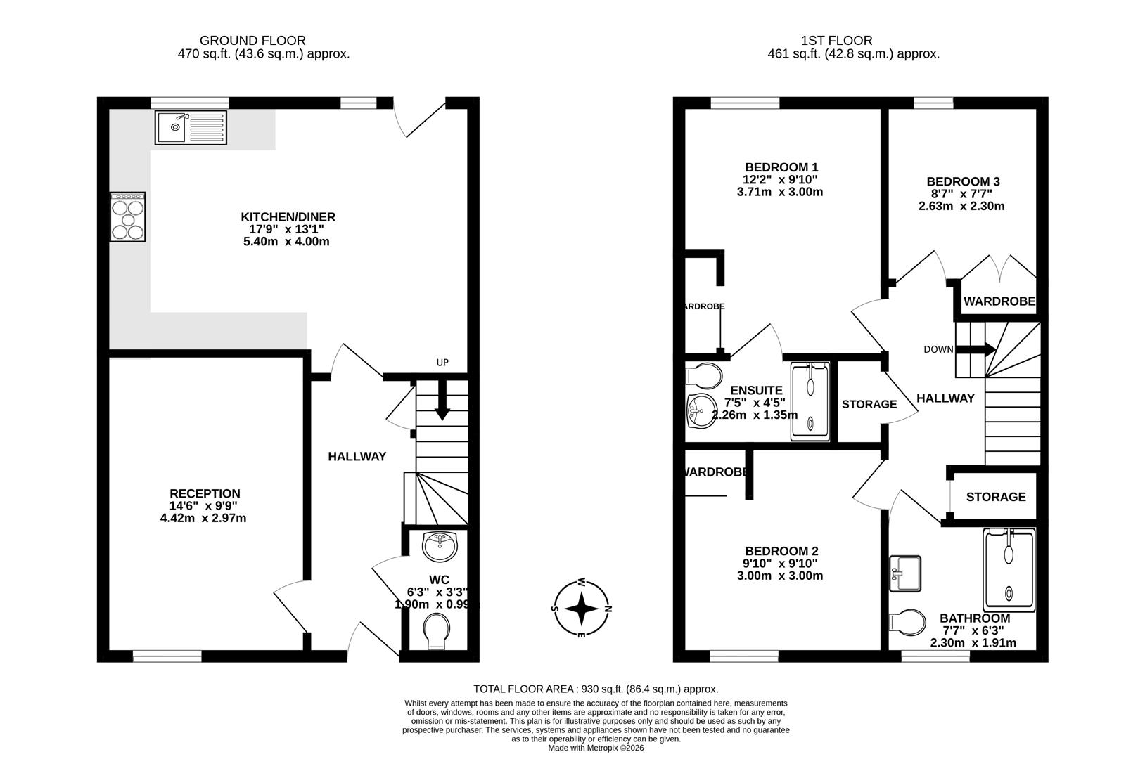 9, Halstock Street, Dorchester floorplan