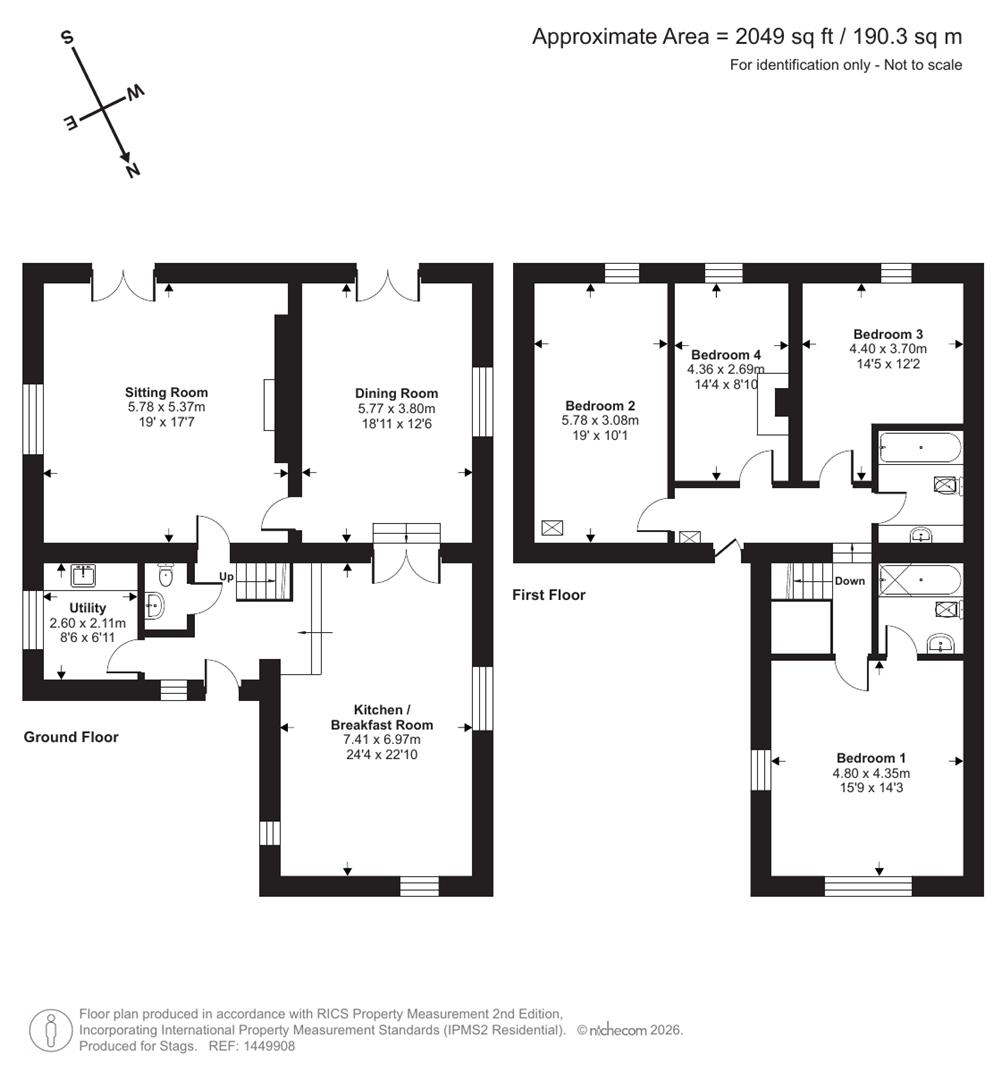 Jacobs Barn, Hockpitt Lane, Bridgwater floorplan