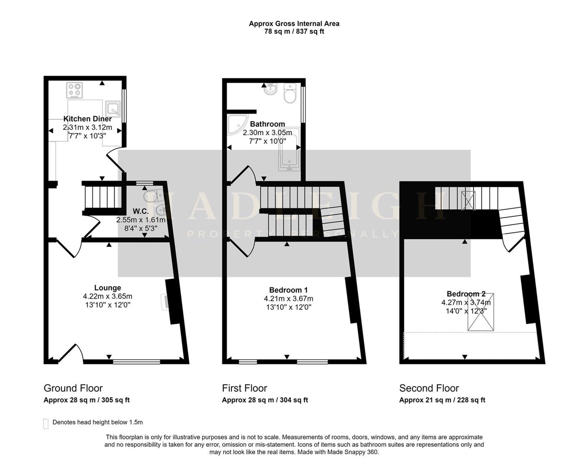 193 Metchley Lane, Birmingham floorplan