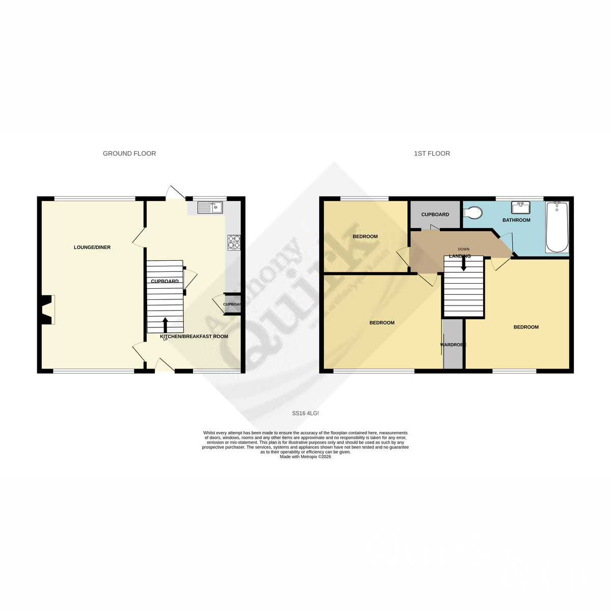 15, Byfletts, Basildon floorplan