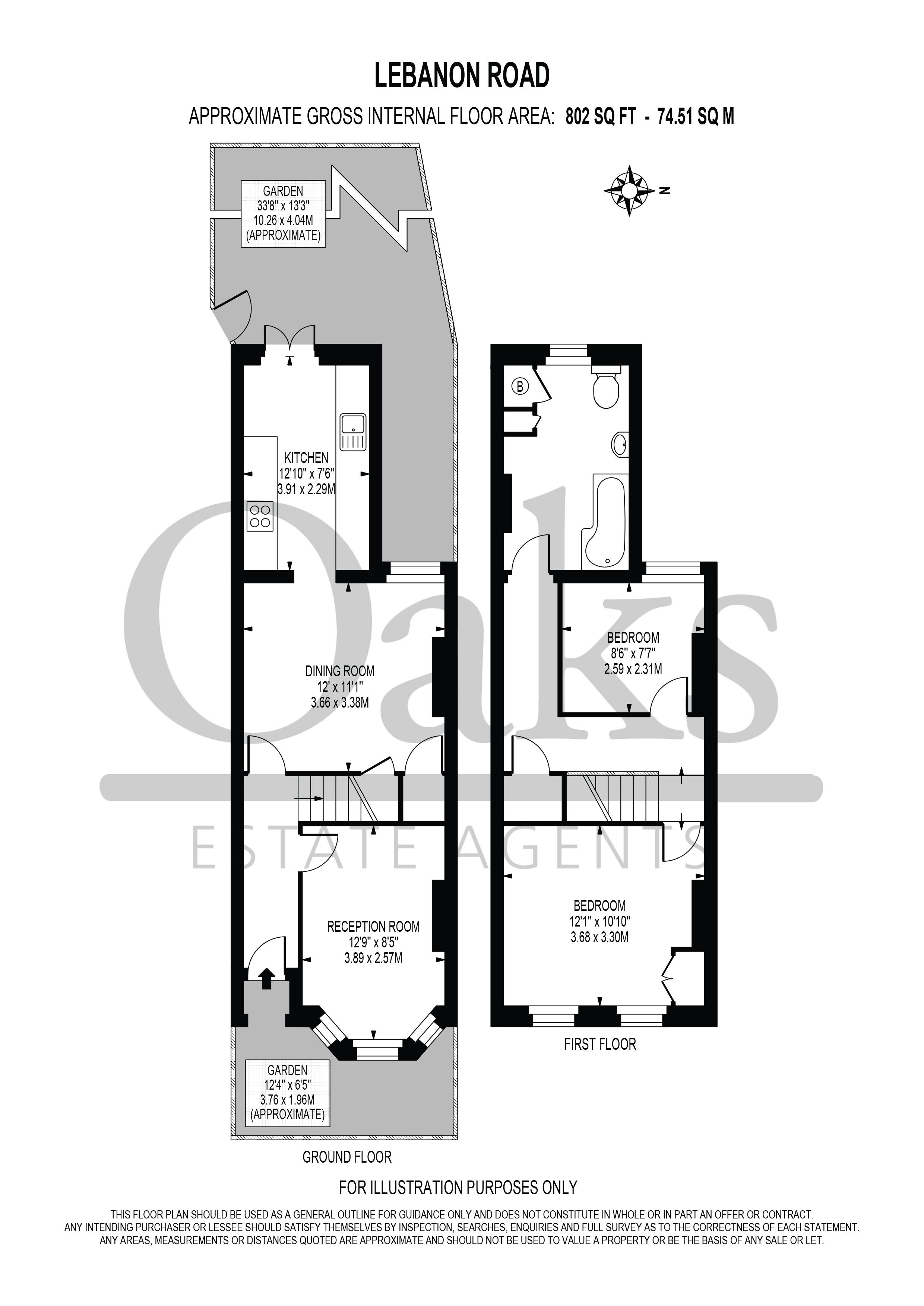 131, Lebanon Road, Surrey floorplan