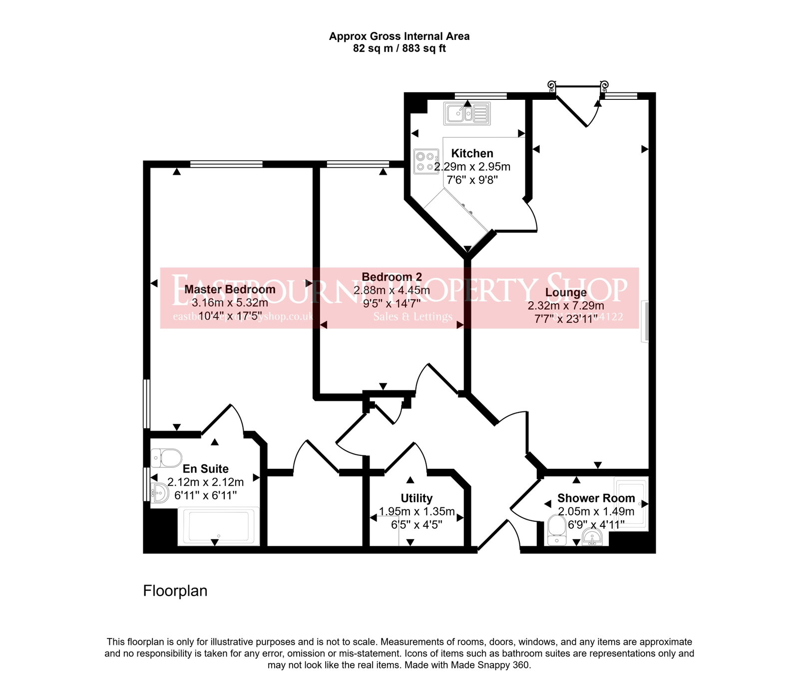 Wolsey Place, 49,24, London Road, Hailsham floorplan