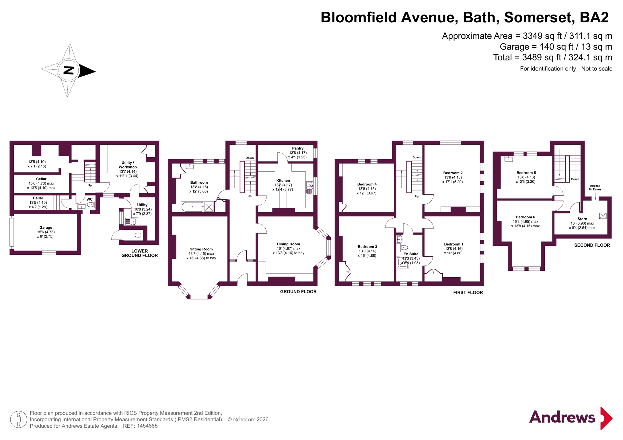99, Bloomfield Avenue, Somerset floorplan