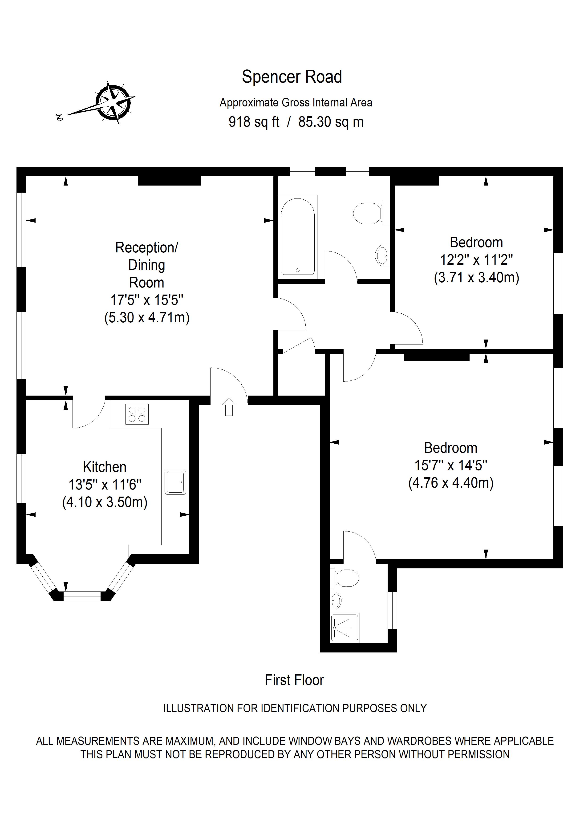 Spencer Road, South Croydon floorplan