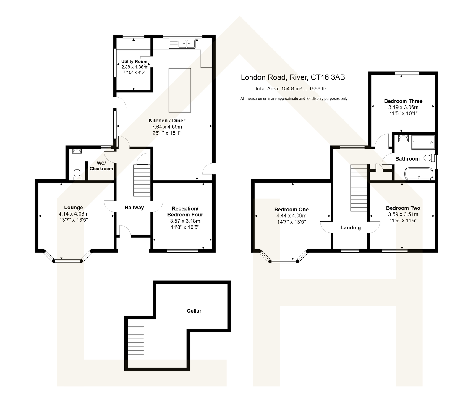 100, London Road, Dover floorplan