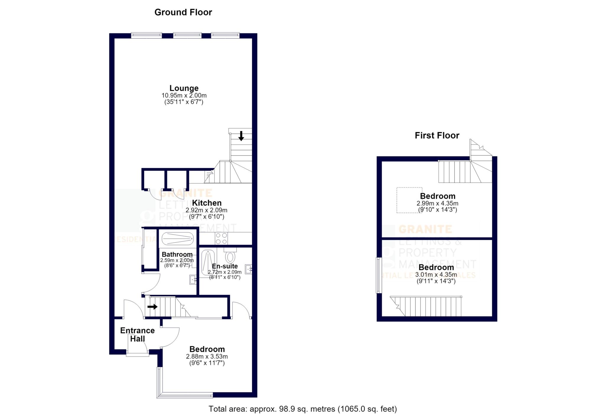 Apt 303, The Smithfield Buildings, Tib Street, Manchester floorplan