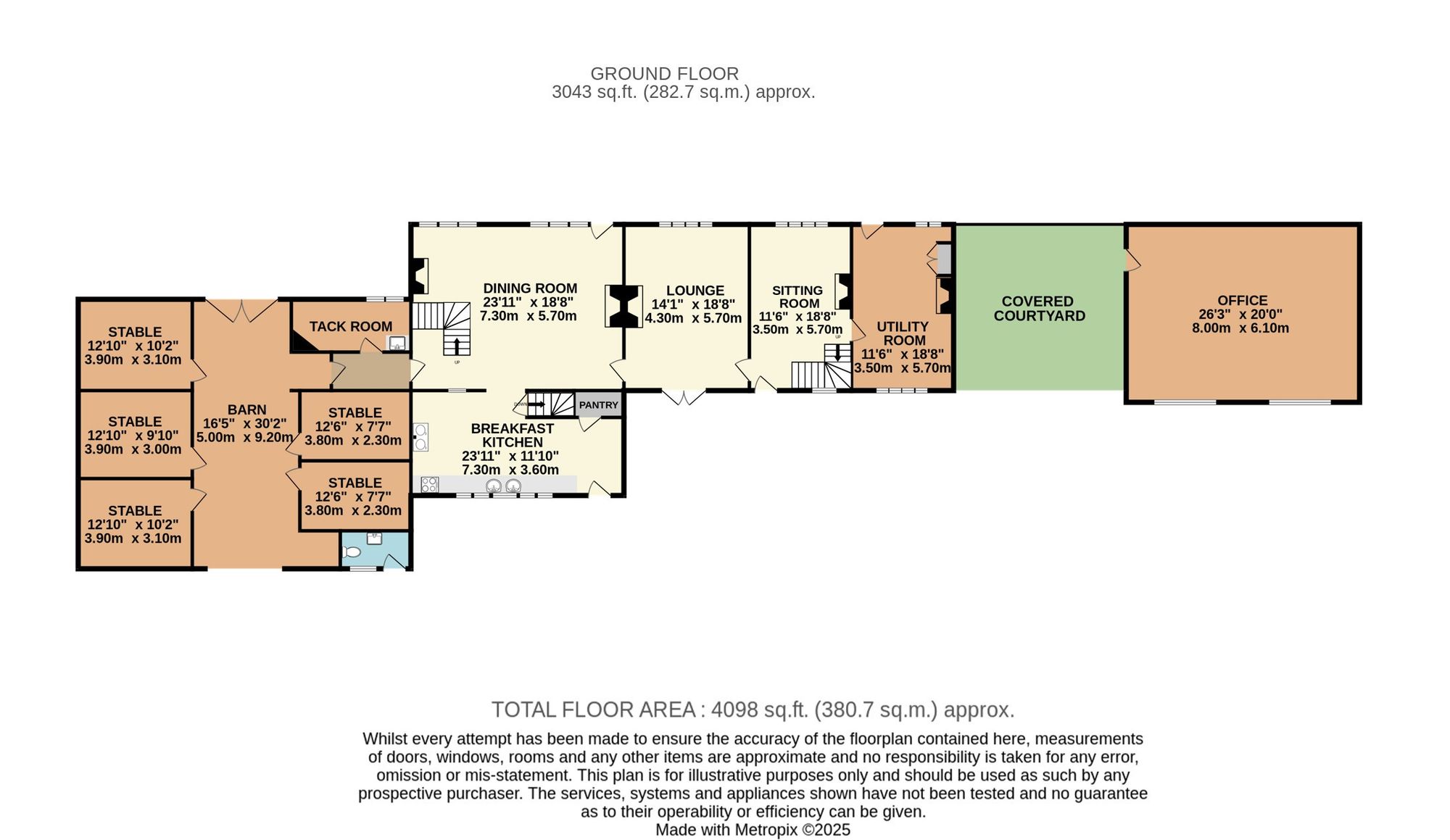 Higher Murgatshaw Farm, Hebden Bridge floorplan