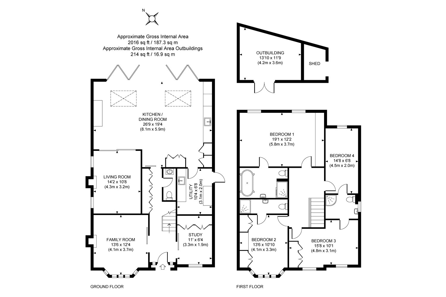 4 Bedrooms Detached house for sale in Horsell, Surrey GU21