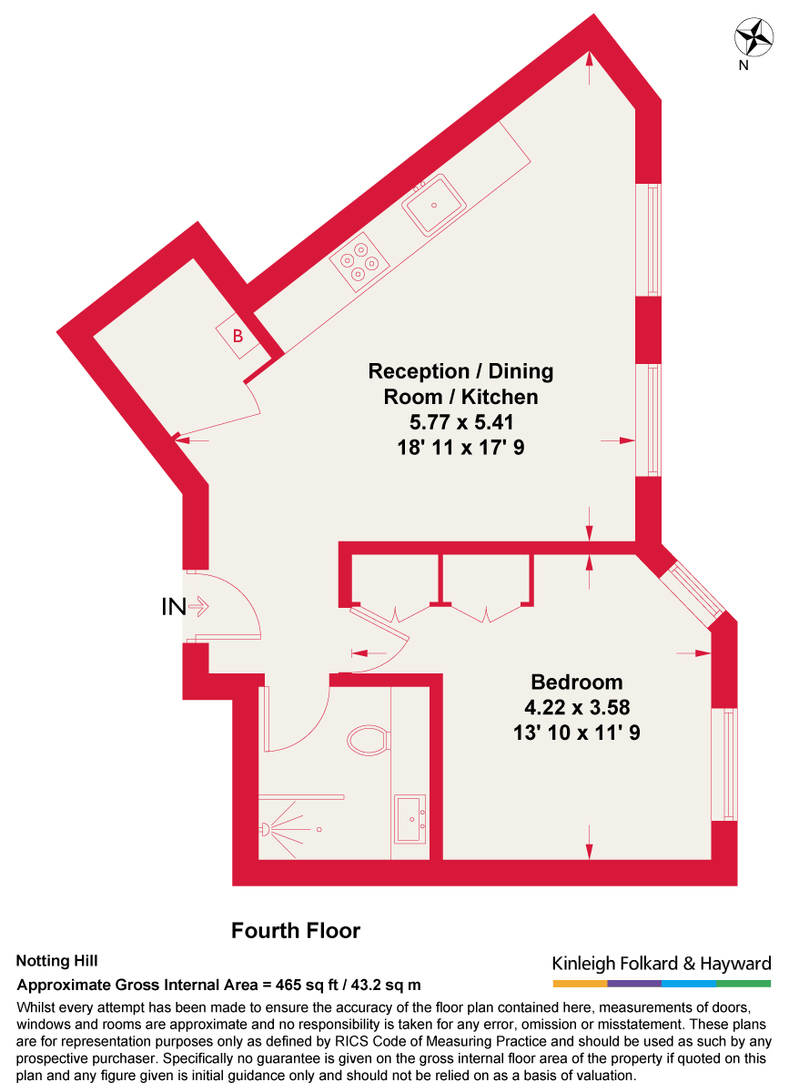 18 The Pembridge, 1A, Pembridge Gardens, London floorplan