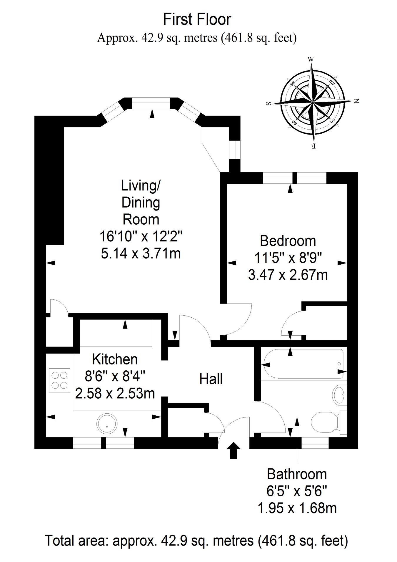 15, Baker Lane, St Andrews floorplan