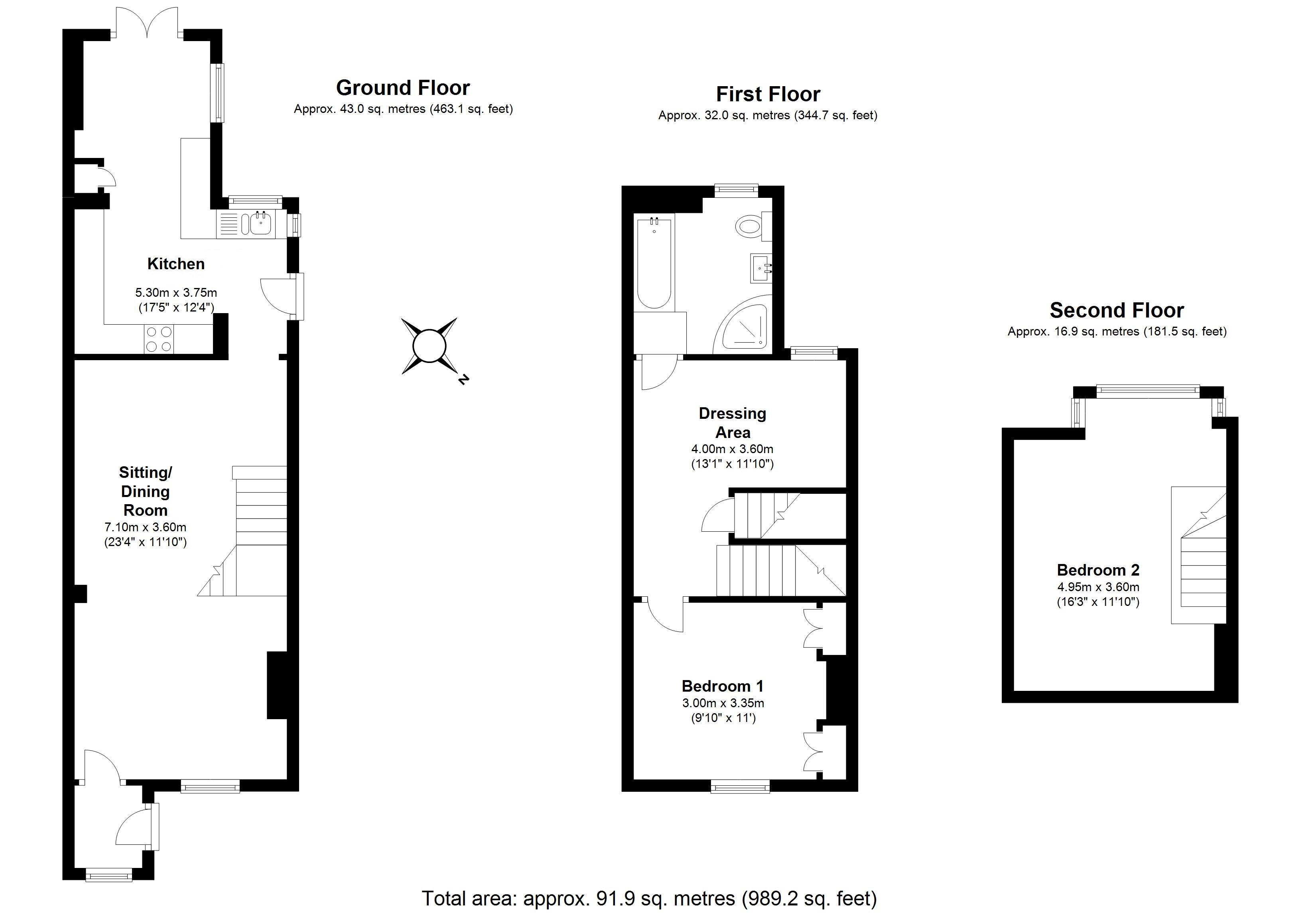 2 Bedrooms End terrace house for sale in Granta Terrace, Great Shelford, Cambridge CB22