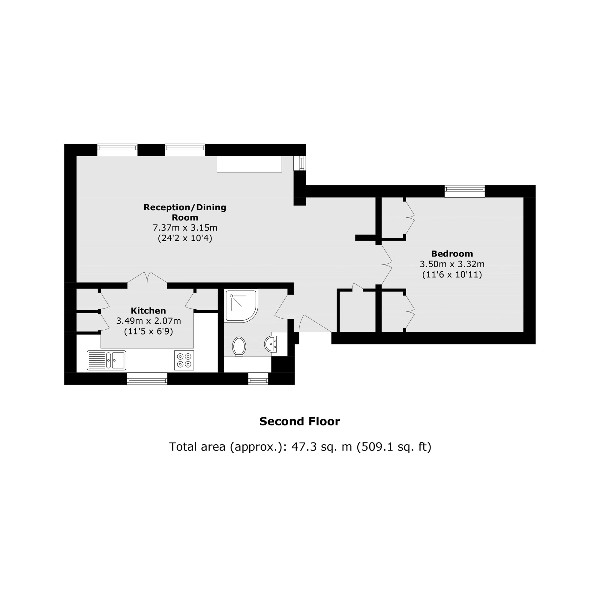 Lily Close, London floorplan