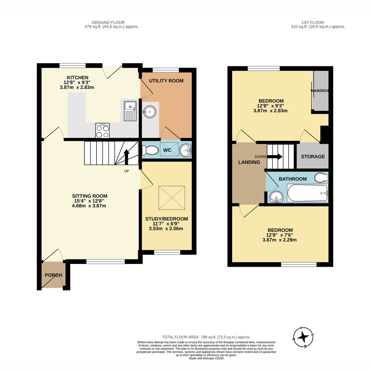 22, Sycamore Close, Watlington floorplan