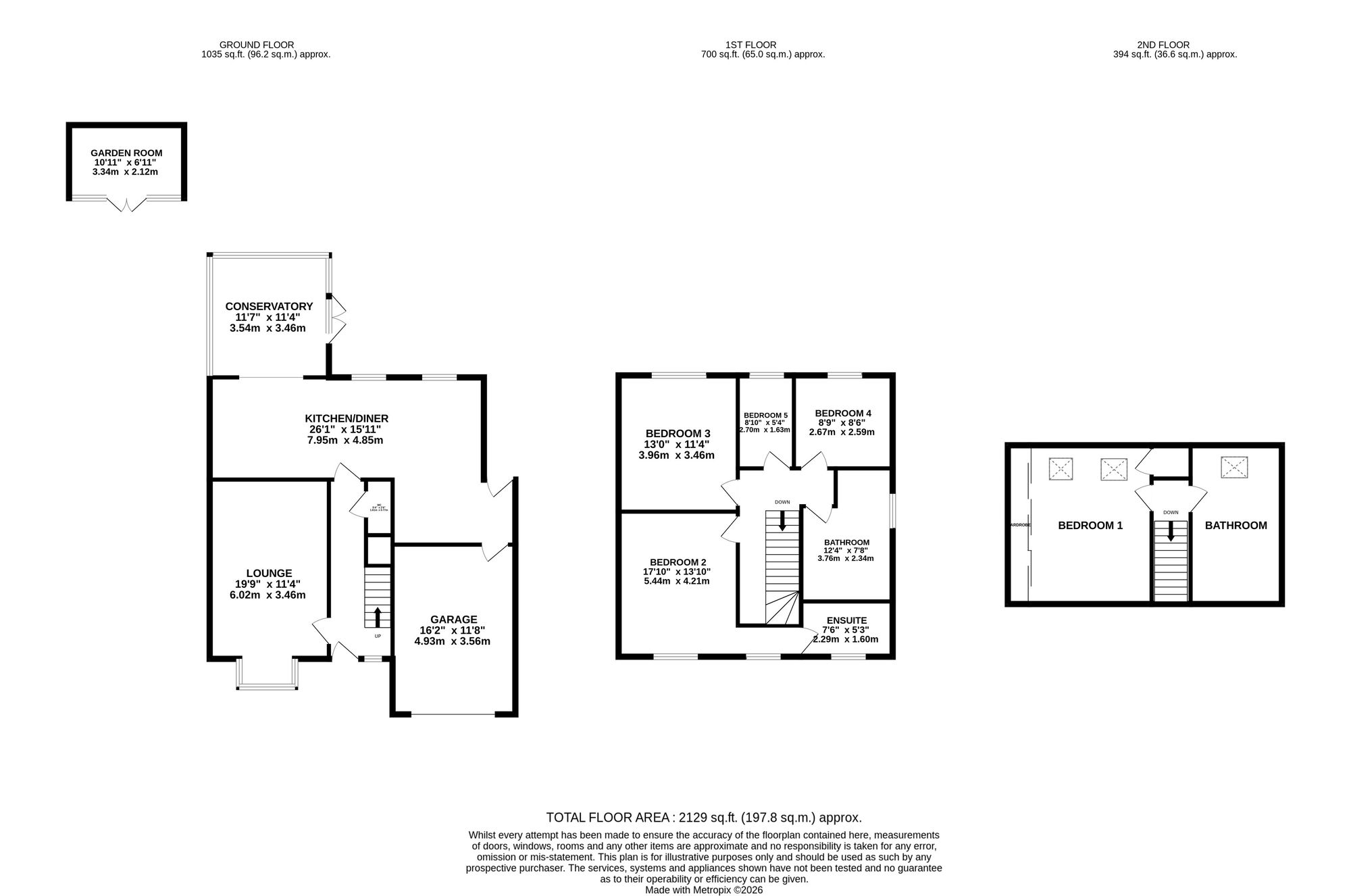 The Laurels Sandy Lane, Nantwich floorplan
