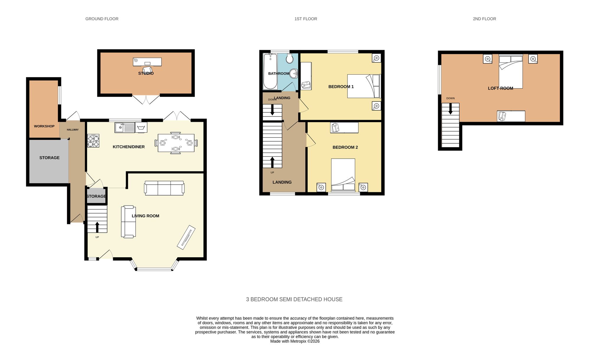 17 Ings Crescent, Dewsbury floorplan