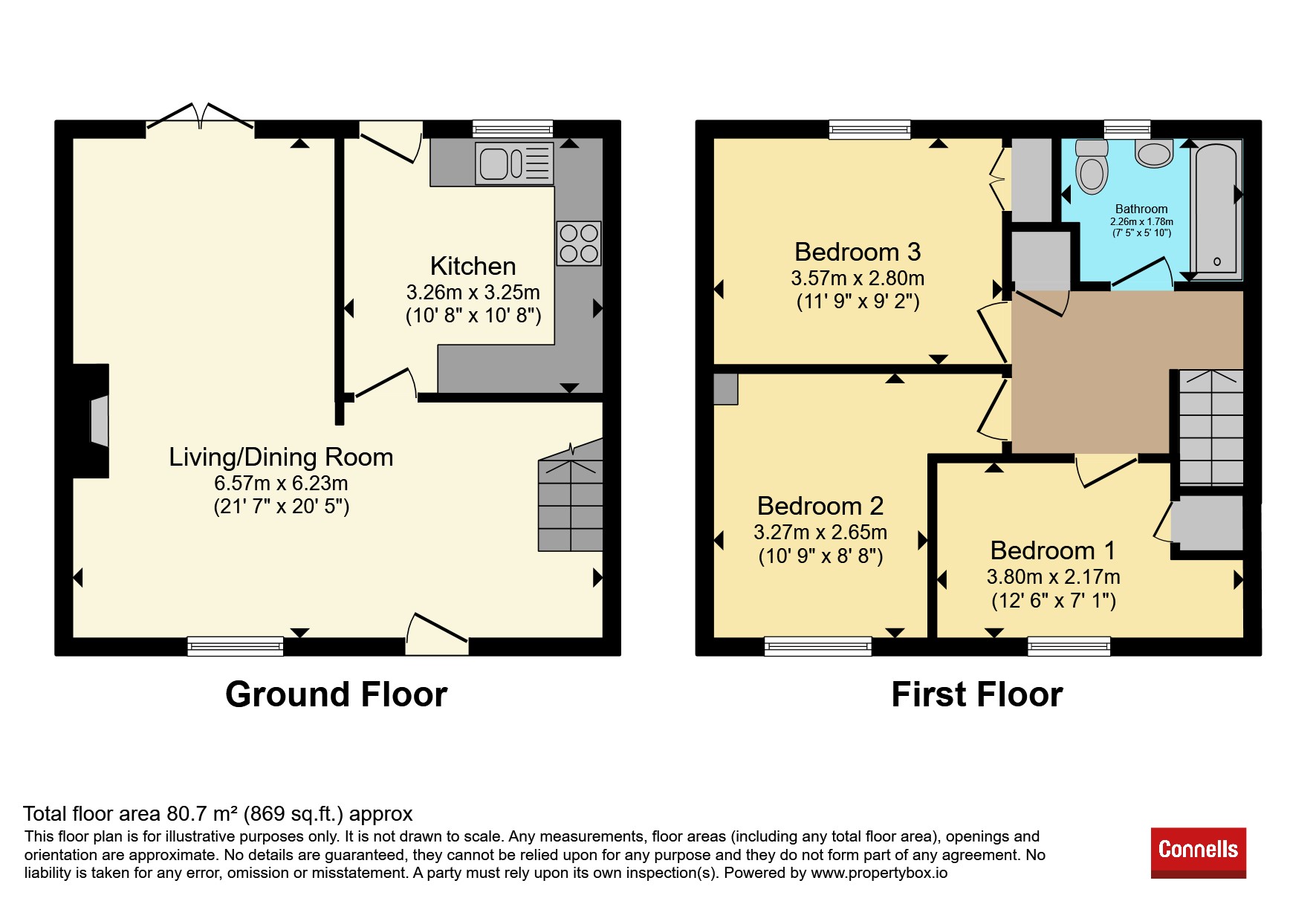 10, Manor Farm Close, Dorchester floorplan