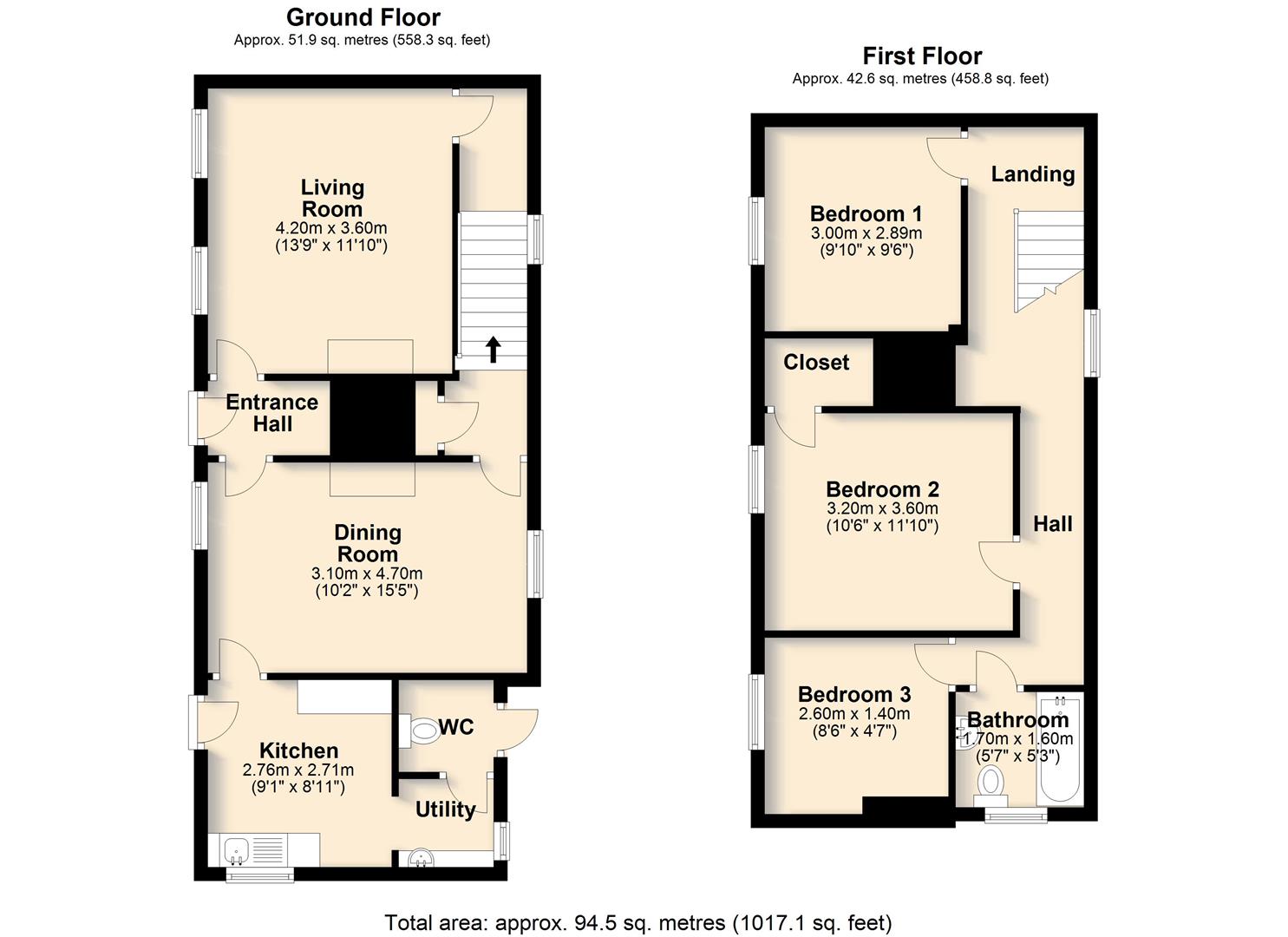2 Depperhaugh Cottages, Chickering Road, Hoxne floorplan