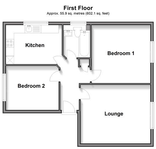 Beaconsfield Villas, Brighton floorplan