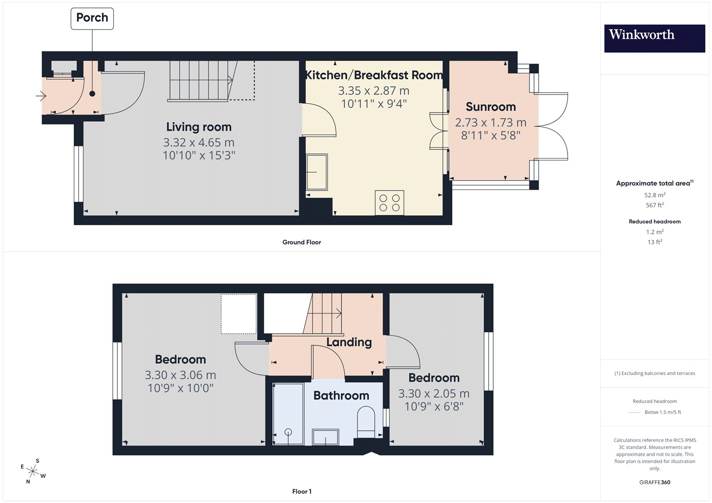 12, Huscarle Way, Reading floorplan