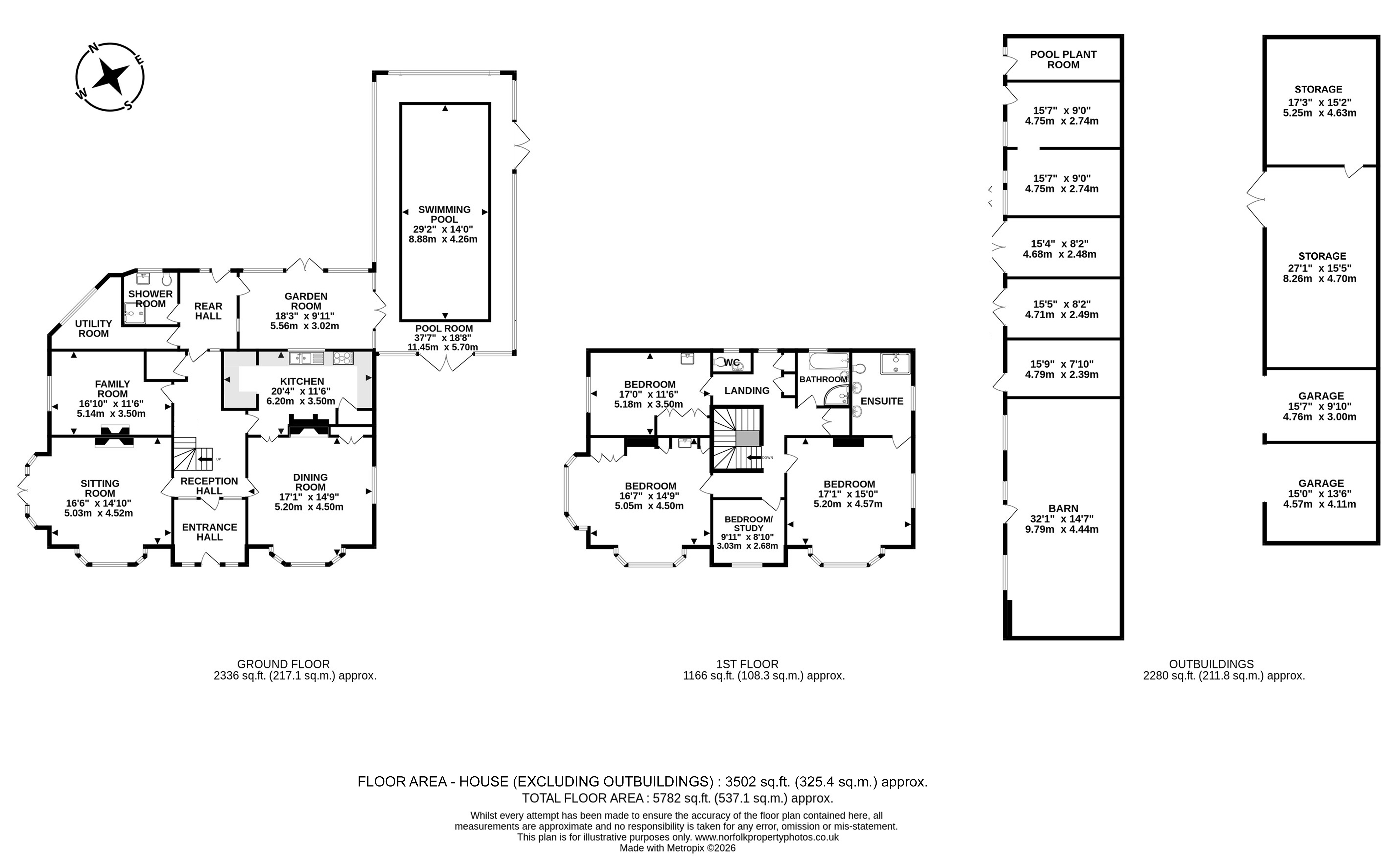 Watering Farm, Yaxham Road, Dereham floorplan
